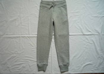 Nowe H&M 134/140 Szare Spodnie Dresowe z meszkiem