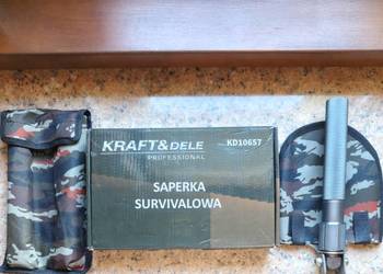 Kraft&Dele KD10657 saperka survivalowa wielofunkcyjna + nóż + etui