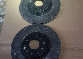 Hamulce SWAP 312mm nowe tarcze klocki textar zaciski jarzma 741 golf6 A3 8P