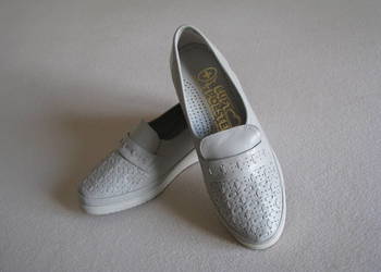 Wygodne buty damskie, rozm. 38 skóra naturalna