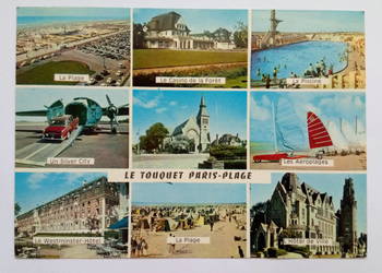 Pocztówka Le Touquet Paris-Plage z lat 60-tych NOWA!