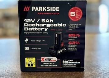 Bateria PARKSIDE Akumulator seria Performance PAPK 12 5.0 B2 12 V 5 Ah
