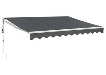 vidaXL Zwijana markiza, automatyczna, antracytowa(SKU:3154487)
