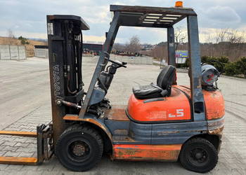 wózek widłowy TOYOTA 6FGF25 LPG Triplex 4.30m 4-sekcje rozdzielacza