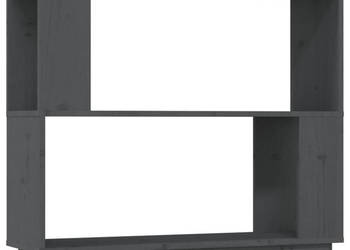 Regał na książki/przegroda szary 80x25x70 cm sosnowy WM-814051
