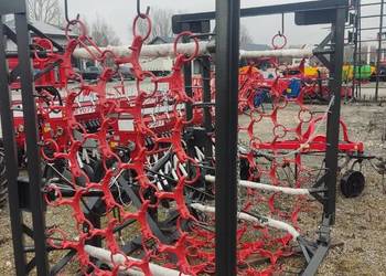 Włóka polowo-łąkowa 4 do 8m hydrauliczna 4 rzędowa solidna nowa *06