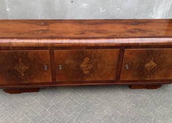 Komoda/Szafka RTV Orzech 200 Art Deco Antyk Po Renowacji
