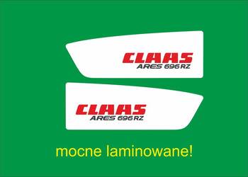 Naklejki claas ares 696rz bardzo mocne laminat pcv