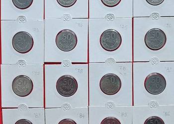 50 groszy PRL wszystkie roczniki aluminiowe