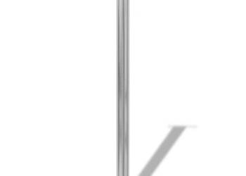 4 Nogi do stołu z regulacją wysokości 1100 mm szczotkowany nikiel WM-242147