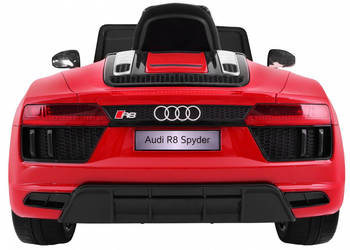 Audi R8 Spyder czerwone auto na akumulator EVA 2x45W