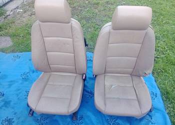 BMW e36 coupe cabrio fotel kierowcy pasażera skóra grzane