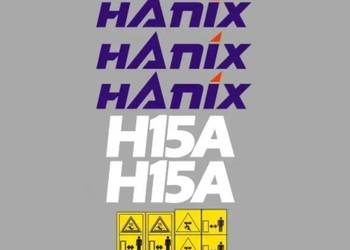 Naklejki oklejenie - HANIX H15A Zamiennik