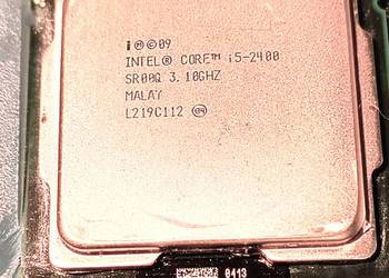 Procesor Intel core i5 -2400 3,1 MHz.