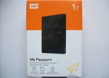 Nowy 2,5" dysk zewnętrzny WD My Passport  1TB - USB 3.0