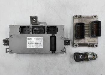 Sterownik Silnika Fiat Idea 1.4 16v 55208857 0261208207 ZESTAW