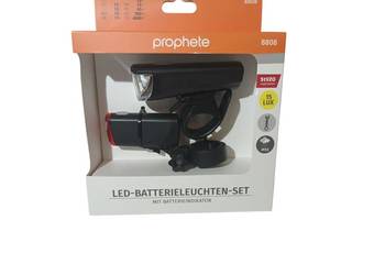 Zestaw lamp rowerowych PROPHETE 8808