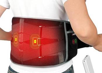 COMFYTEMP Pas grzewczy do masażu wibracyjnego z powerbankiem bezprzewodowy