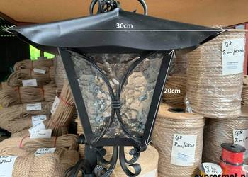 PIĘKNY DUŻY KINKIET WISZĄCY lampa zewnętrzna dla domu na ogród drzwitaras