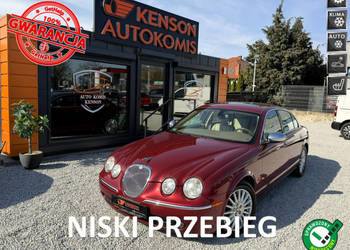 Jaguar S-Type Zadbany niski oryginalny przebieg 46 Tyś. Km, Skórzana tapic…