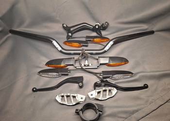 INDIAN FTR CZĘŚCI KLAMKA MIGACZ KIEROWNICA PODNÓŻKI MOCOWANIE WYDECH