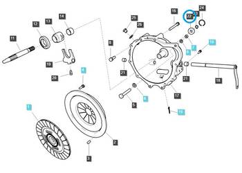 Łożysko kulkowe / A0862044 / LS Tractor 40052967