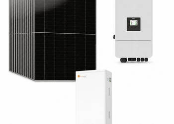 Zestaw fotowoltaiczny hybrydowy 10 kWp - falownik DEYE SG05LP3 8