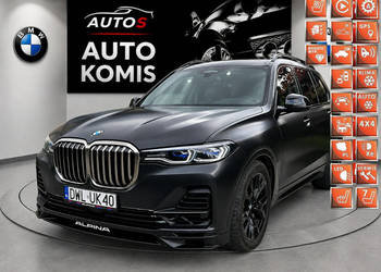 BMW X7 BMW X7 XB7 Alpina 4.4 biturbo 621KM Bardzo Bogata Wersja Czarny Mat…