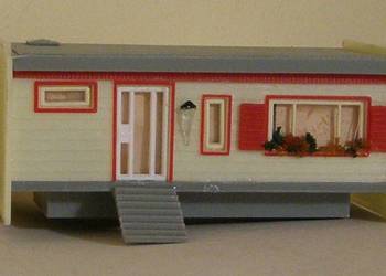 Domek na makietę nr 18 ,kolejka ,skala TT