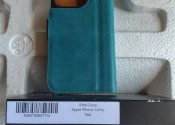 Etui do IPhone 14 Pro PORTFELOWE SKÓRZANE ZAMYKANE NA KLAPKĘ