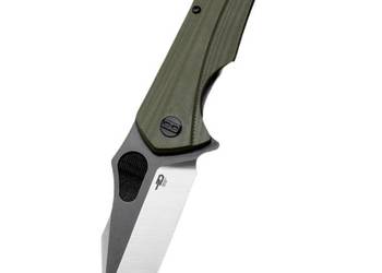 Nóż składany Bestech Operator Green G10, Satin/Black D2 (BG36C)