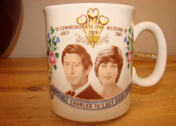 Karol i Diana 1981r kubek Bridwood England