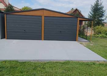 Garaż blaszany  Wzmocniony PROFILAMI Producent SZYBKA REALIZACJA