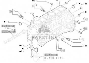 New Holland T6010 T6090 T6070 T7230 Blok cylindra 6 cylinders 2831313