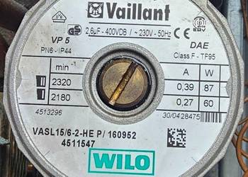 Pompa do Vaillant Wilo VP 5 VASL 15/6-2-HE P