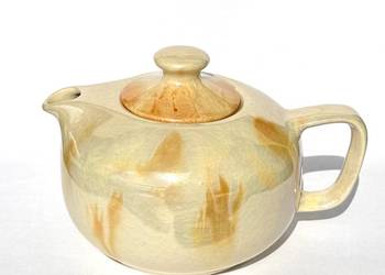 Rumuński imbryk marmurek szkliwiona ceramika vintage lata 70–80 dzbanek PRL