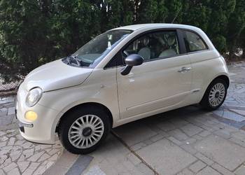 Fiat 500 Benzyna 1.2 Zadbany Biala Perla