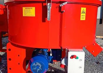 Elektryczna betoniarka planetarna 800L-silnik 7,5KW malowane proszkowo Elektryczna betoniarka planetarna 800L-silnik 7,5KW malowane proszkowo