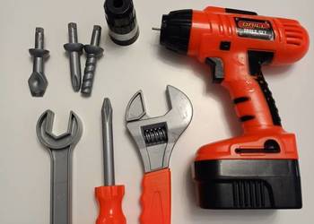 Wiertarka wkrętarka klucze śrubokręt zestaw zabawkowy z dźwiękiem