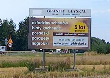 SZYLD dwustronny wym. 500 x 250