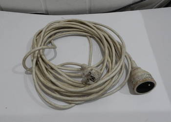 Przedłużacz 10 m / 1 gniazdo / biały / PVC / 1 mm2