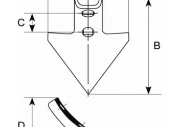 Gęsiostopa 130x145x4 SAR6493