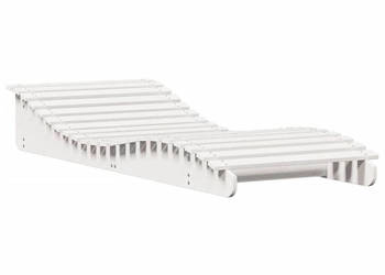 Leżak biały 205x80x315 cm lite drewno sosnowe WM-832585