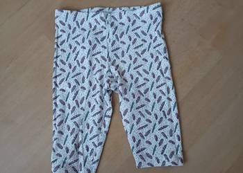 Krótkie legginsy getry Lupilu - piórka