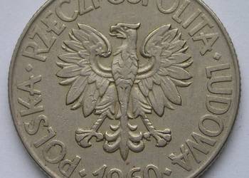 POLSKA 10 ZŁOTYCH 1960 - TADEUSZ KOŚCIUSZKO