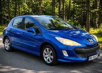 Peugeot 308 120KM, Climatronic, HAK, 2x Opony, Szklany Dach