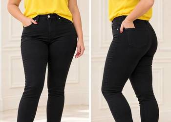 M.SARA SPODNIE JEANS PUSH UP WYSOKI STAN Roz 34 - pas: 38-48 cm |x2