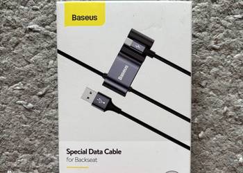 Kabel Baseus z wbudowanym rozgałęźnikiem