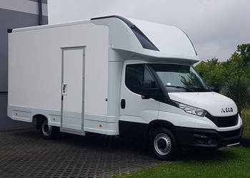 Iveco Daily KONTENER NISKOPODŁOGOWY 4,43x2,23x2,42 SKLEP BAR FOODTRUCK KAM…