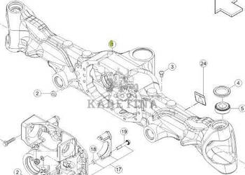 Claas AXION 810 850 870 Korpus Obudowa Przedniej Osi CZĘŚCI 0011718640 00 …